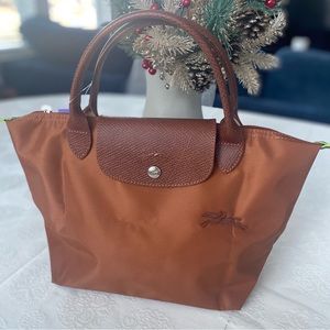 LONGCHAMP LE PLIAGE COGNAC S HANDBAG